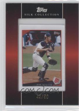 2009 Topps - [Base] - Silk Collection #_JOMA.3 - Joe Mauer /50