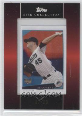 2009 Topps - [Base] - Silk Collection #_SEWE - Sean West /50