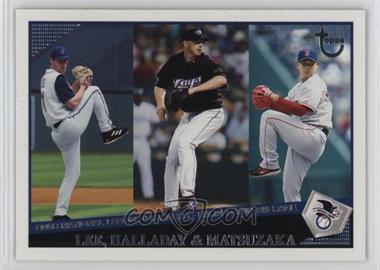 2009 Topps - [Base] - Target Throwback #221 - League Leaders - Cliff Lee, Roy Halladay, Daisuke Matsuzaka