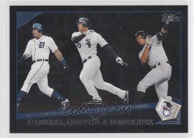 2009 Topps - [Base] - Wal-Mart Black #127 - League Leaders - Miguel Cabrera, Carlos Quentin, Alex Rodriguez