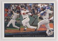 League Leaders - Joe Mauer, Dustin Pedroia, Milton Bradley