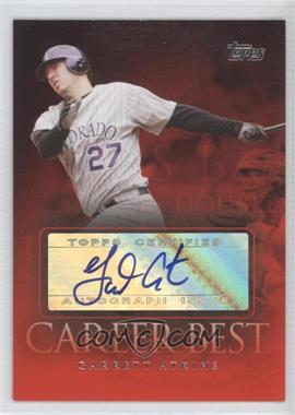 2009 Topps - Career Best Autographs #CBA-GA - Garrett Atkins