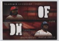 Vladimir Guerrero, David Ortiz #/99