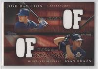 Josh Hamilton, Ryan Braun #/99