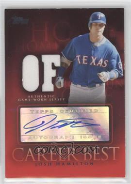 2009 Topps - Career Best Relic Autographs #CBAR-JH - Josh Hamilton /50