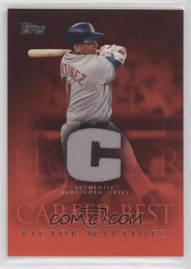 2009 Topps - Career Best Relics #CBR-VM.2 - Victor Martinez (Swinging the bat Series 2)