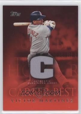 2009 Topps - Career Best Relics #CBR-VM.2 - Victor Martinez (Swinging the bat Series 2)