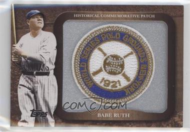2009 Topps - Legends of the Game Manufactured Commemorative Patch #LPR-1 - Babe Ruth [EX to NM]