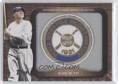 2009 Topps - Legends of the Game Manufactured Commemorative Patch #LPR-1 - Babe Ruth