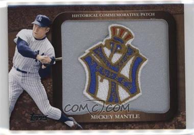 2009 Topps - Legends of the Game Manufactured Commemorative Patch #LPR-11 - Mickey Mantle