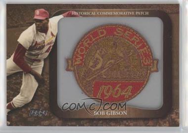 2009 Topps - Legends of the Game Manufactured Commemorative Patch #LPR-126 - Bob Gibson