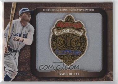 2009 Topps - Legends of the Game Manufactured Commemorative Patch #LPR-2 - Babe Ruth