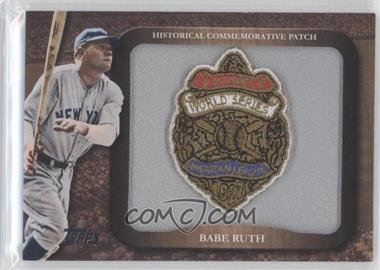 2009 Topps - Legends of the Game Manufactured Commemorative Patch #LPR-2 - Babe Ruth