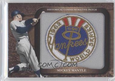 2009 Topps - Legends of the Game Manufactured Commemorative Patch #LPR-28 - Mickey Mantle
