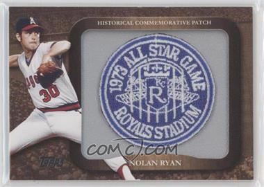 2009 Topps - Legends of the Game Manufactured Commemorative Patch #LPR-38 - Nolan Ryan