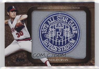 2009 Topps - Legends of the Game Manufactured Commemorative Patch #LPR-38 - Nolan Ryan