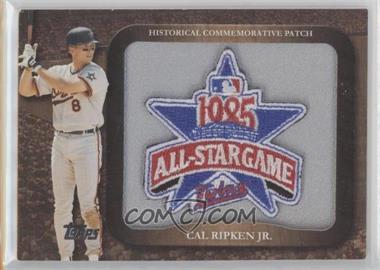 2009 Topps - Legends of the Game Manufactured Commemorative Patch #LPR-47 - Cal Ripken Jr. [Good to VG‑EX]