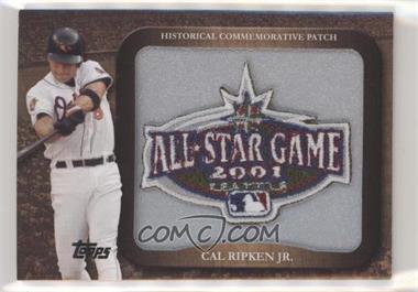 2009 Topps - Legends of the Game Manufactured Commemorative Patch #LPR-50 - Cal Ripken Jr.