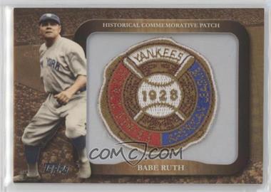 2009 Topps - Legends of the Game Manufactured Commemorative Patch #LPR-57 - Babe Ruth