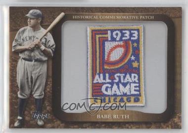 2009 Topps - Legends of the Game Manufactured Commemorative Patch #LPR-60 - Babe Ruth [EX to NM]