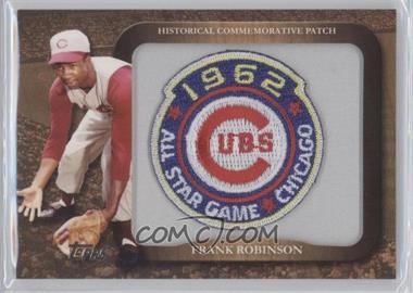 2009 Topps - Legends of the Game Manufactured Commemorative Patch #LPR-72 - Frank Robinson