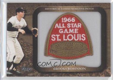 2009 Topps - Legends of the Game Manufactured Commemorative Patch #LPR-75 - Brooks Robinson