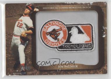 2009 Topps - Legends of the Game Manufactured Commemorative Patch #LPR-78 - Jim Palmer [Poor to Fair]