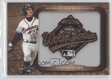 2009 Topps - Legends of the Game Manufactured Commemorative Patch #LPR-91 - Chipper Jones