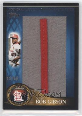 2009 Topps - Legends of the Game Manufactured Letter Patch Series 2 #LLCP-BG.I - Bob Gibson (Letter I) /50