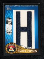 Walter Johnson (Letter H) #/50