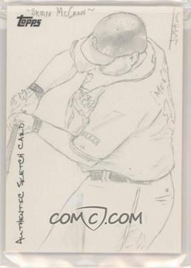 2009 Topps - Sketch Cards #_BRMC - Brian McCann (Brian Kong) /1