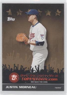 2009 Topps - ToppsTown Redemption Code Cards - Gold #TTT12 - Justin Morneau