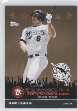 2009 Topps - ToppsTown Redemption Code Cards - Gold #TTT60 - Dan Uggla