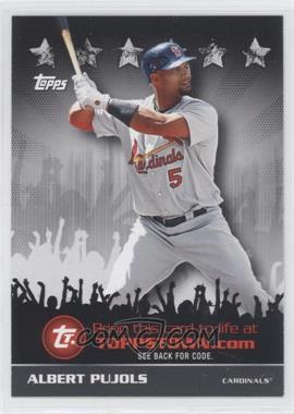 2009 Topps - ToppsTown Redemption Code Cards #TTT13 - Albert Pujols