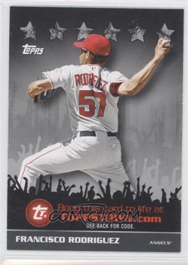 2009 Topps - ToppsTown Redemption Code Cards #TTT17 - Francisco Rodriguez