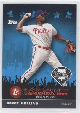 2009 Topps - ToppsTown Redemption Code Cards #TTT28 - Jimmy Rollins