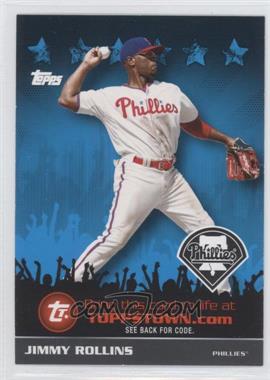 2009 Topps - ToppsTown Redemption Code Cards #TTT28 - Jimmy Rollins