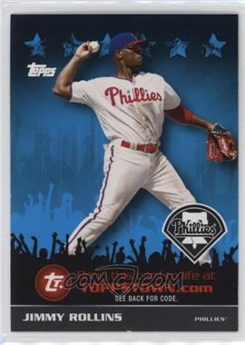 2009 Topps - ToppsTown Redemption Code Cards #TTT28 - Jimmy Rollins