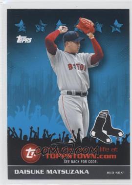 2009 Topps - ToppsTown Redemption Code Cards #TTT49 - Daisuke Matsuzaka