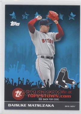 2009 Topps - ToppsTown Redemption Code Cards #TTT49 - Daisuke Matsuzaka