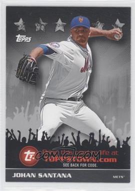 2009 Topps - ToppsTown Redemption Code Cards #TTT6 - Johan Santana