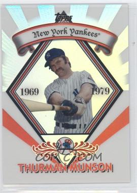 2009 Topps - Wal-Mart Chrome Cereal Refractor - Platinum #PR-8 - Thurman Munson