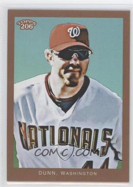 2009 Topps 206 - [Base] - Bronze #155 - Adam Dunn