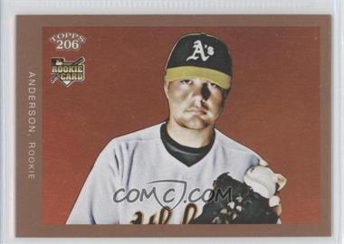 2009 Topps 206 - [Base] - Bronze #197 - Brett Anderson