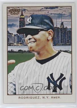 2009 Topps 206 - [Base] #90.2 - Alex Rodriguez (Skyline in Background) [EX to NM]