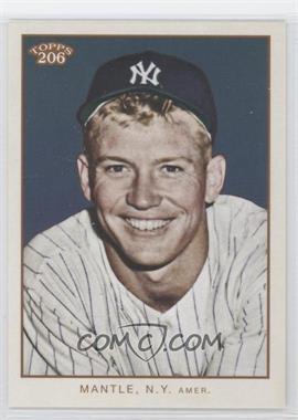 2009 Topps 206 - Mickey Mantle Checklists #2 - Mickey Mantle