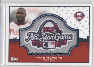 2009 Topps All-Star FanFest - Manufactured Patch #2 - Ryan Howard