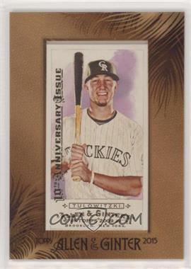 2009 Topps Allen & Ginter's - [Base] - 2015 Buyback Mini Framed Allen & Ginter Back 10th Anniversary Issue #14 - Troy Tulowitzki