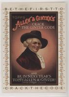 Crack the Ginter Code Ad [EX to NM]