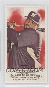 2009 Topps Allen & Ginter's - [Base] - Mini Red Bazooka Back #150 - Prince Fielder /25